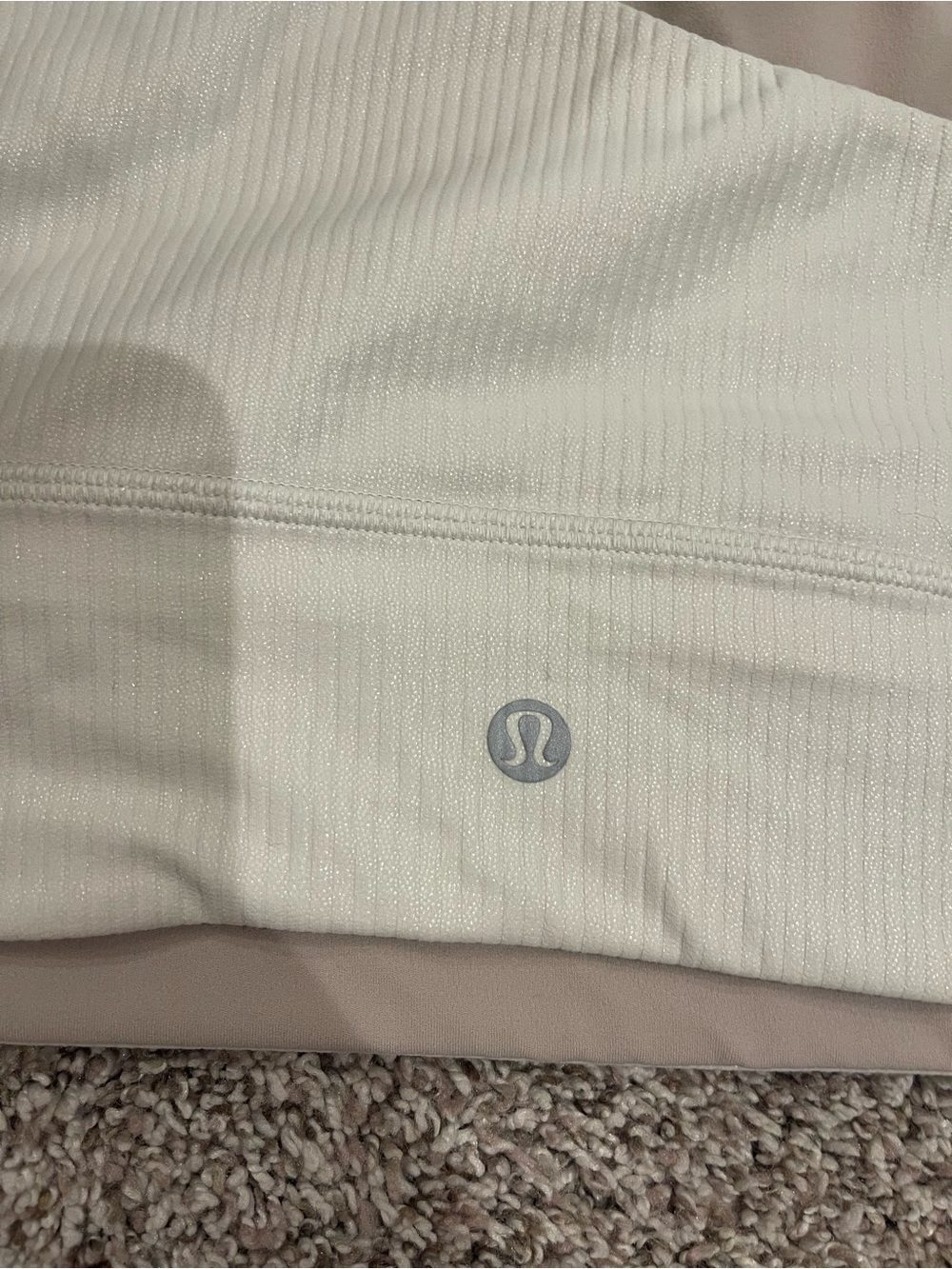 Lululemon Align Asymmetrical Ribbed Bra *Light Support A/B Cup Shine Size 10 NWT - Picture 5 of 9